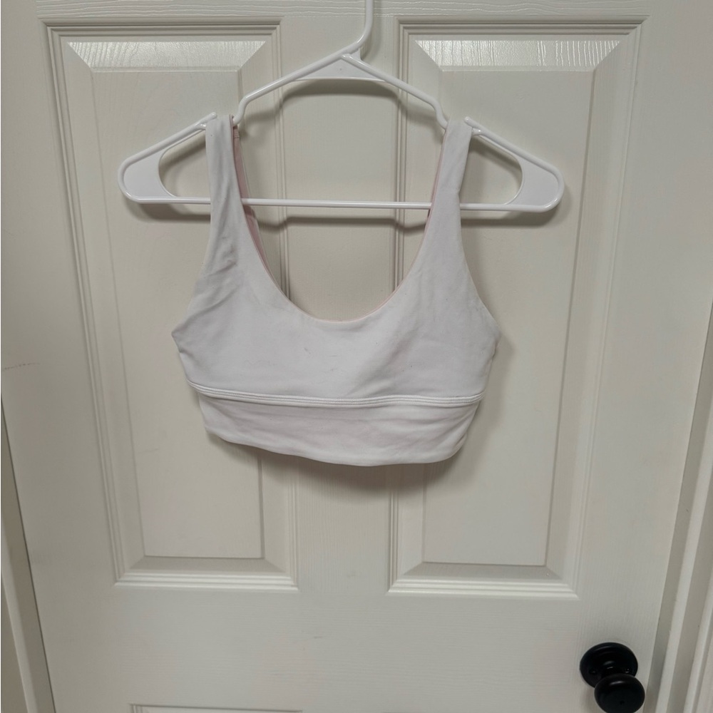lululemon athletica White Align Scoop-Front Light Support Sports Bra